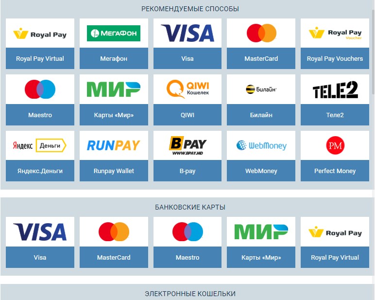 Финансовые операции в БК 1хБет
