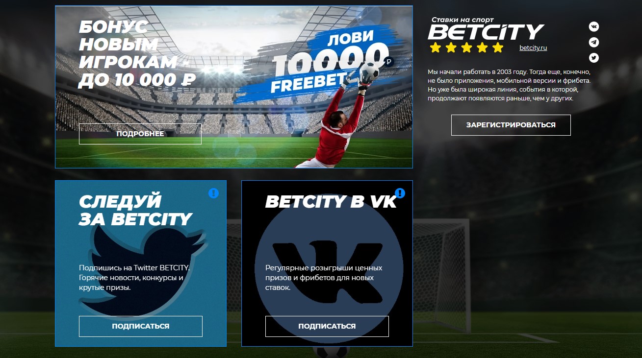 Бонусы и акции в букмекерской конторе