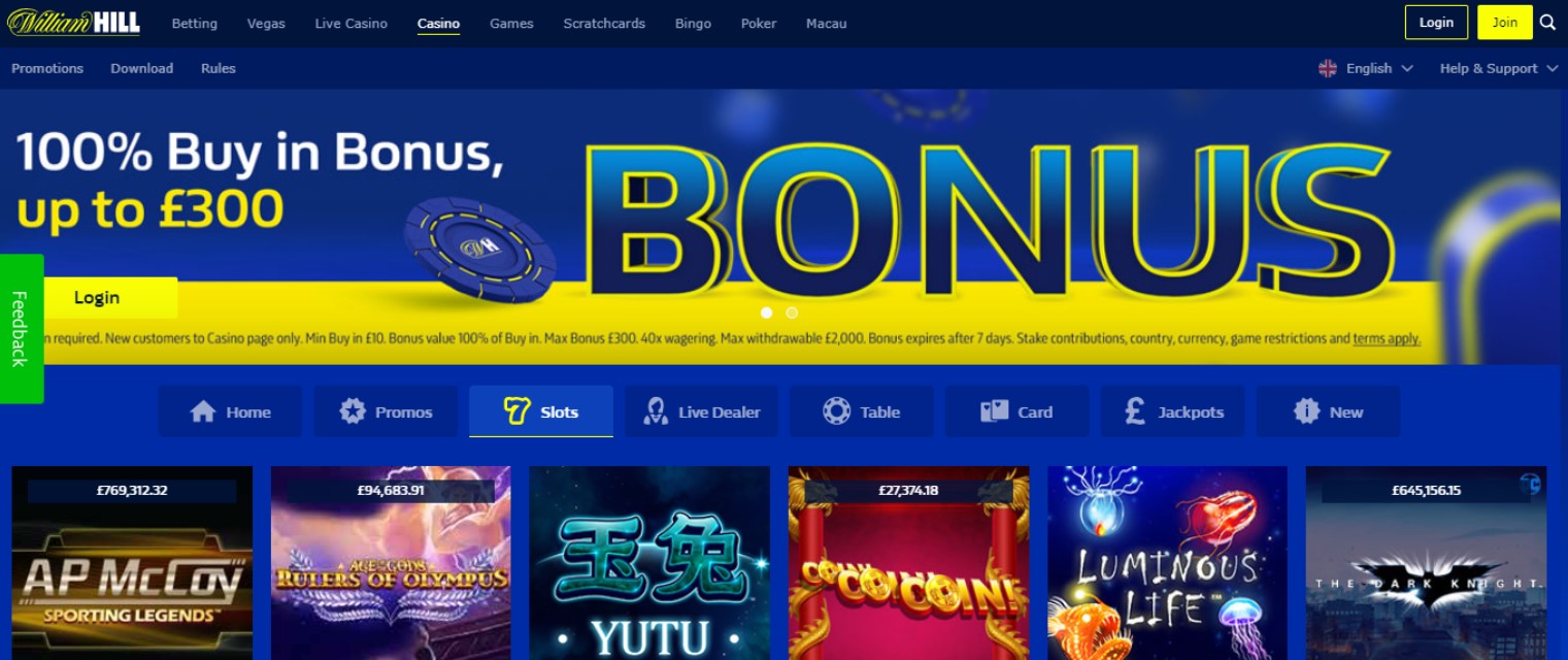 Действующие промо-коды William Hill на сегодня